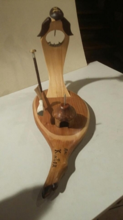 crÃ©ation pince Ã  jambon kintoa(patrick mortalena) - Emard-Bois-Menuisier-Escalier