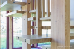 escalier suspendu bois /inox menuisier escalier<br /><br />
