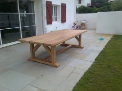 Table terrasse10 personnes  - Emard-Bois-Menuisier-Escalier