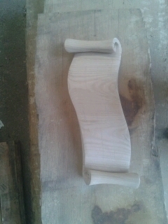 crÃ©ation :un parchemin en bois (envie d\'Ã©crire un proverbe)(artisan menuisier Ã©bÃ©niste 64)